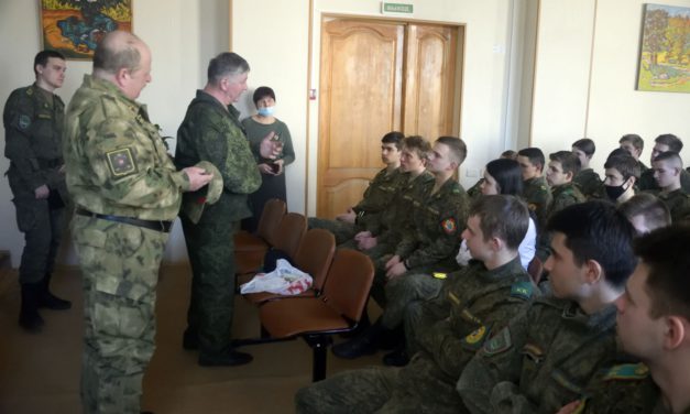 Урока мужества для кадетов Калужского кадетского многопрофильного техникума